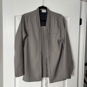 Akashi-Kama Noragi Jacket - Technical Grey medium size